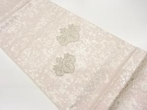 桐に色紙散らし模様刺繍袋帯
